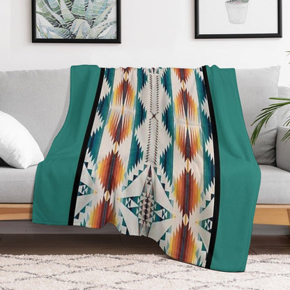 Navajo Blanket,southwestern Art,native American Art,indian Art,arizona,dessert,geometric Pattern,bow And Arrows,cowboys And Indi Gift-ready Throw Blanket