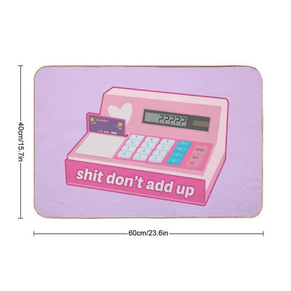 Sum Don't Add Up  Anti-Trip Bath Mat