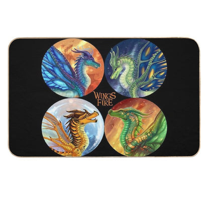 Wings of Fire - Heroes of The Lost Continent  Absorbent Bath Mat
