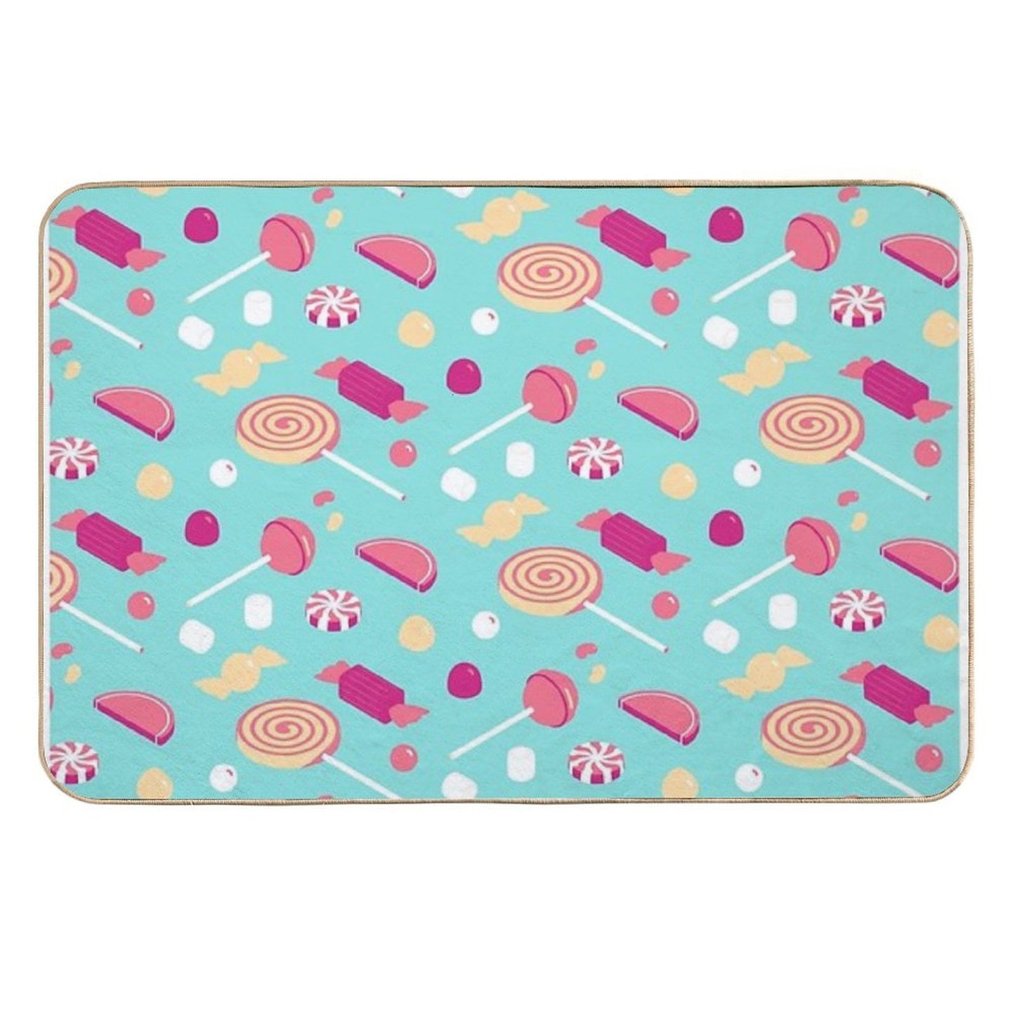 Berry Candy  Dirt-Trapping Bath Mat
