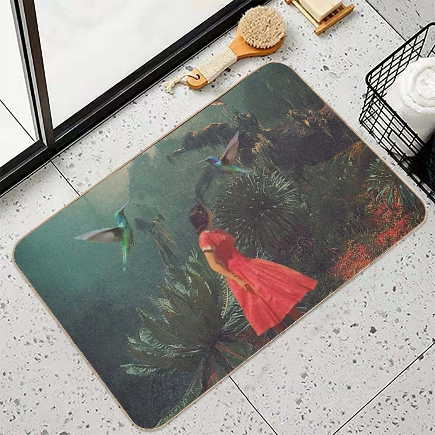 20 Seconds before The Rain  Odorless Bath Mat