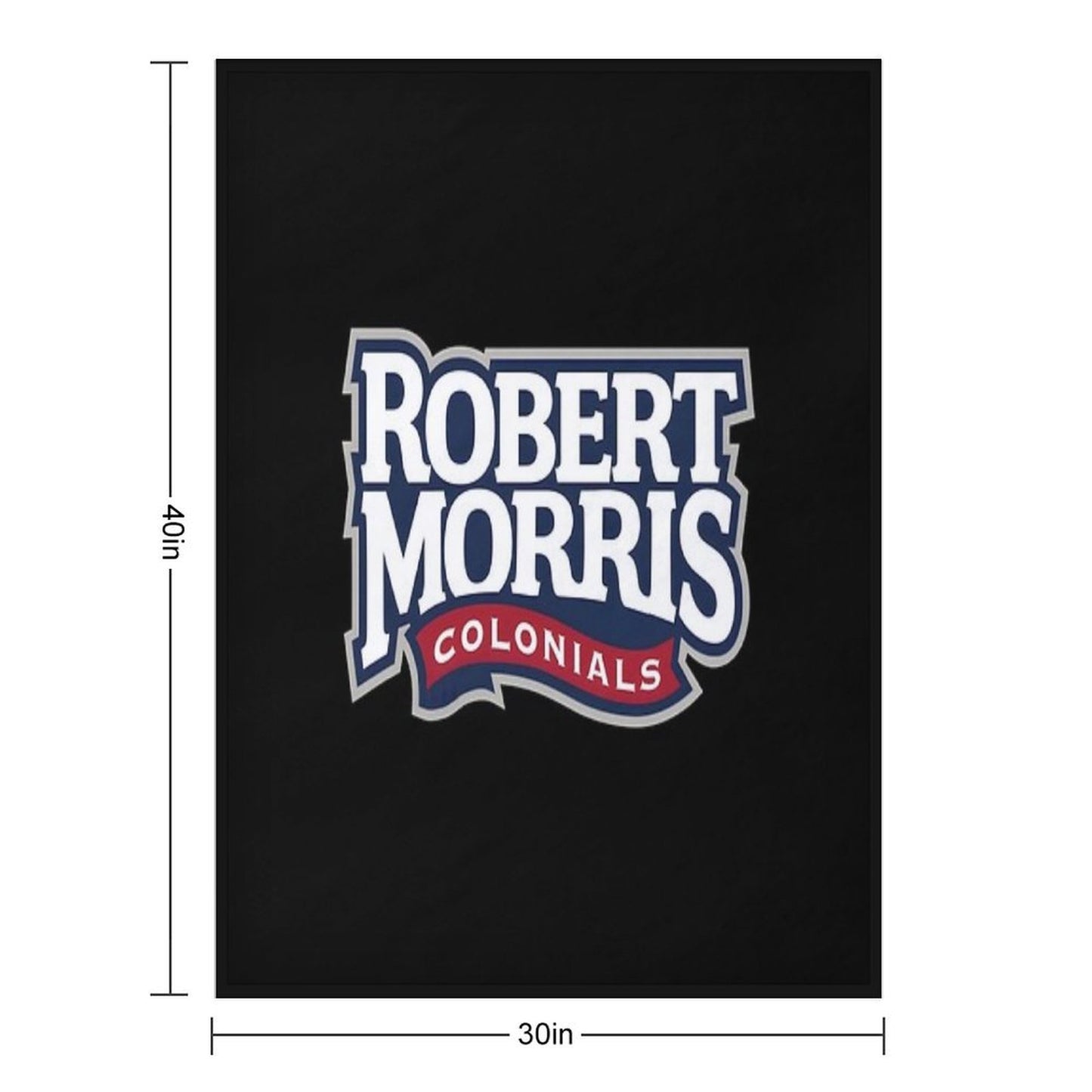 Robert Morris Colonials Worark Classic Versatility Throw Blanket