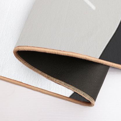 Funny Cat with Foam on Its Head  Non-Slip Bath Mat