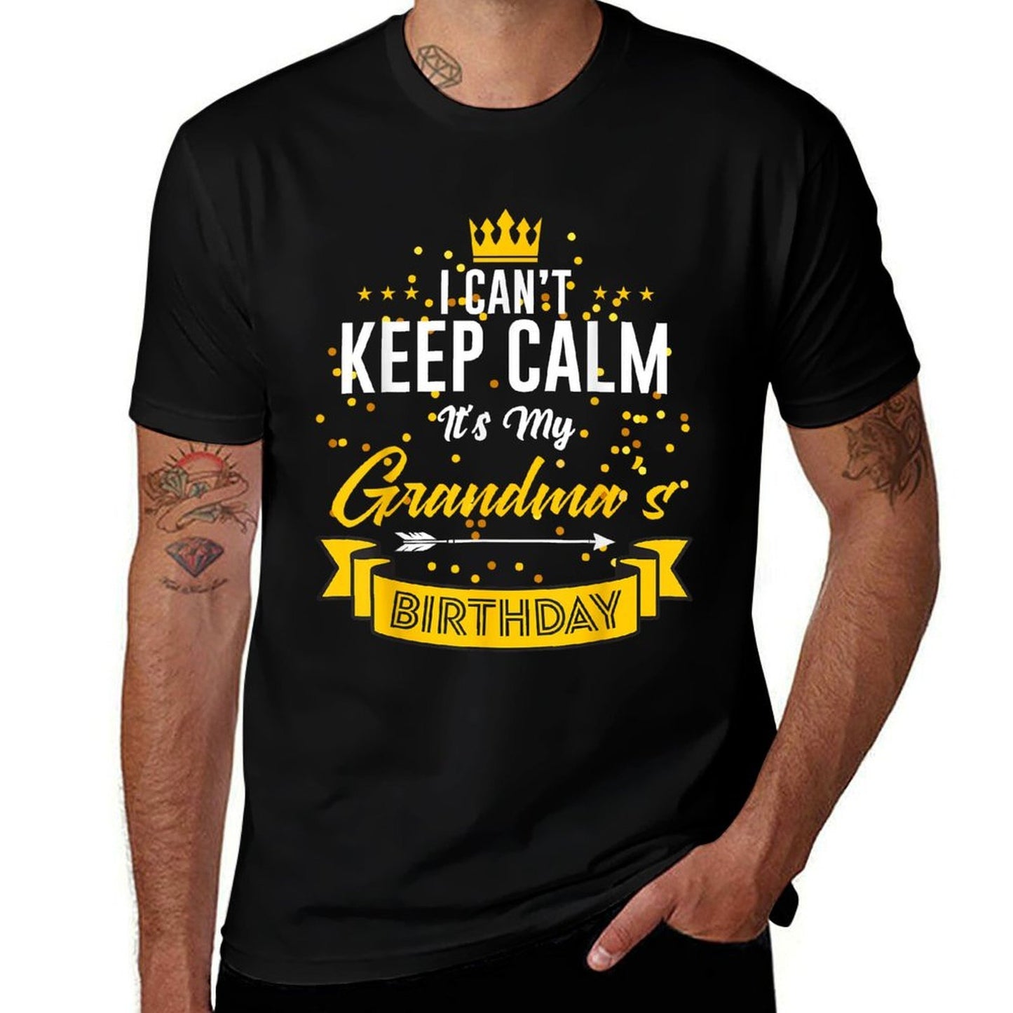I Can&#39;t Keep Calm It&#39;s My Grandma&#39;s Birthday  Breathable T-Shirt