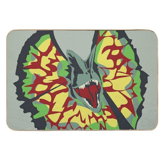 Dilophosaurus  Fade-Resistant Bath Mat