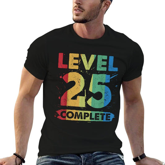 Level 25 Complete 25th Birthday  Odor-resistant T-Shirt