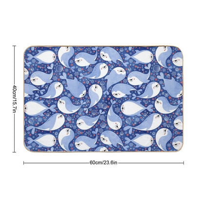 Swimming Seals  Absorbent Bath Mat