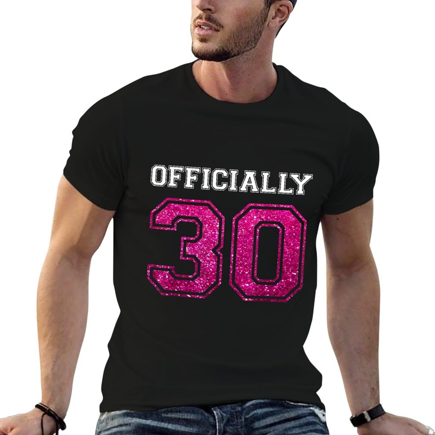 OFFICIALLY 30 Years 30th Birthday 1989 T-shirt Gift  High-quality Stitching T-Shirt