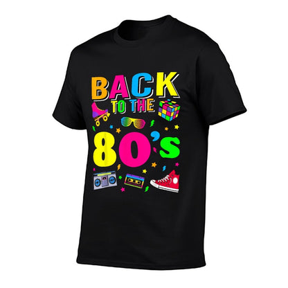 Back To 80&#39;s 1980s Vintage Retro Eighties Costume Party Gift  Classic T-Shirt