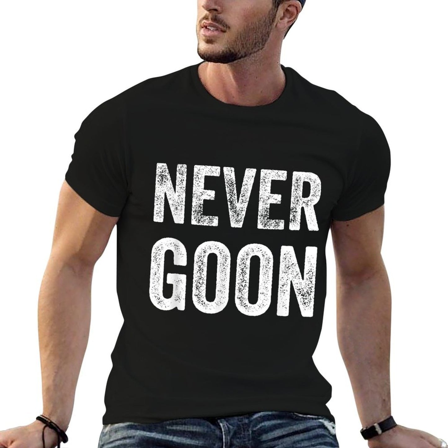 Never Goon Funny Cringe Meme Gooner  Quick-drying T-Shirt