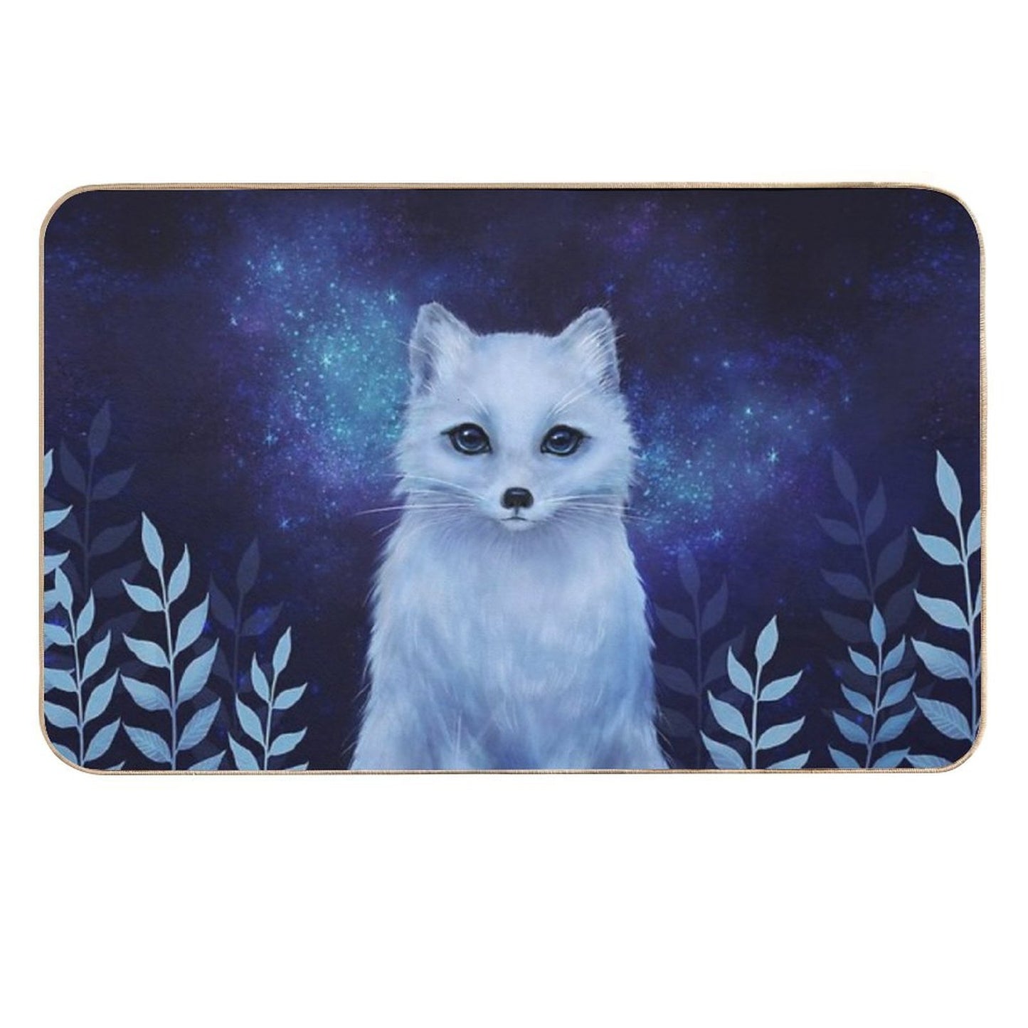 Winter Fox  Slip-Resistant Bath Mat