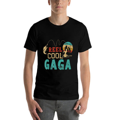 Fishing Reel Cool Gaga Father’s Day Gift For Fisherman Gaga Comfortable T-Shirt