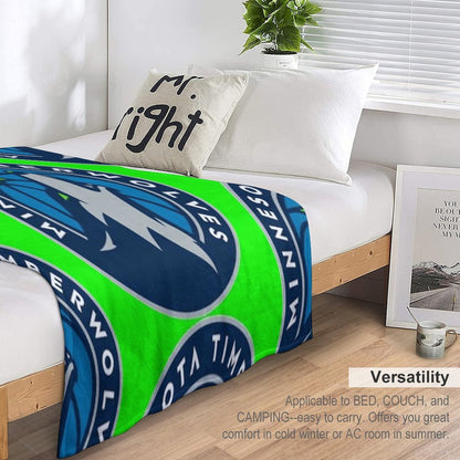 Minnesota Timberwolves Wrinkle-free Throw Blanket