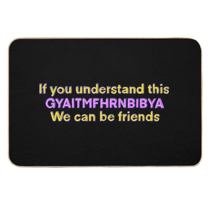 Gyaitmfhrnbibya  Easy Maintenance Bath Mat