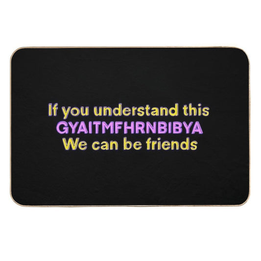 Gyaitmfhrnbibya  Easy Maintenance Bath Mat