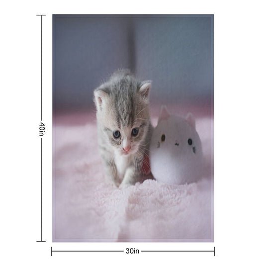 Kitten Versatility Throw Blanket