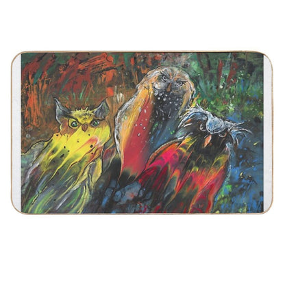 Owls in Cahoot  Long-Lasting Bath Mat