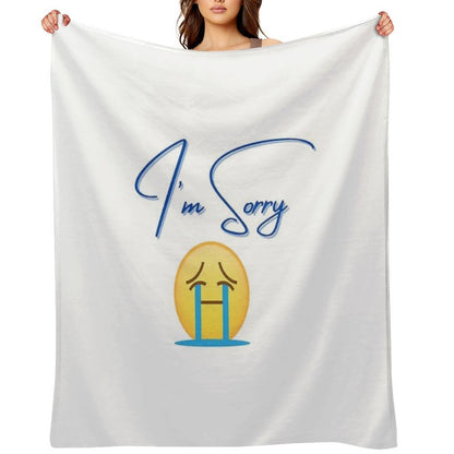 I'm Sorry Versatility Throw Blanket