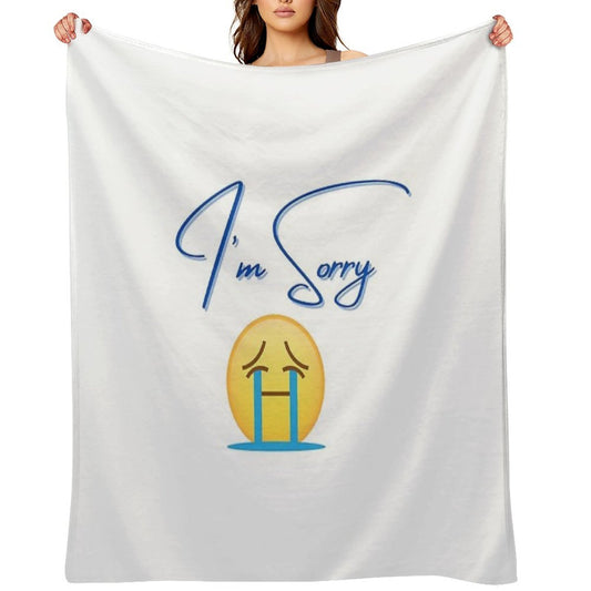 I'm Sorry Versatility Throw Blanket