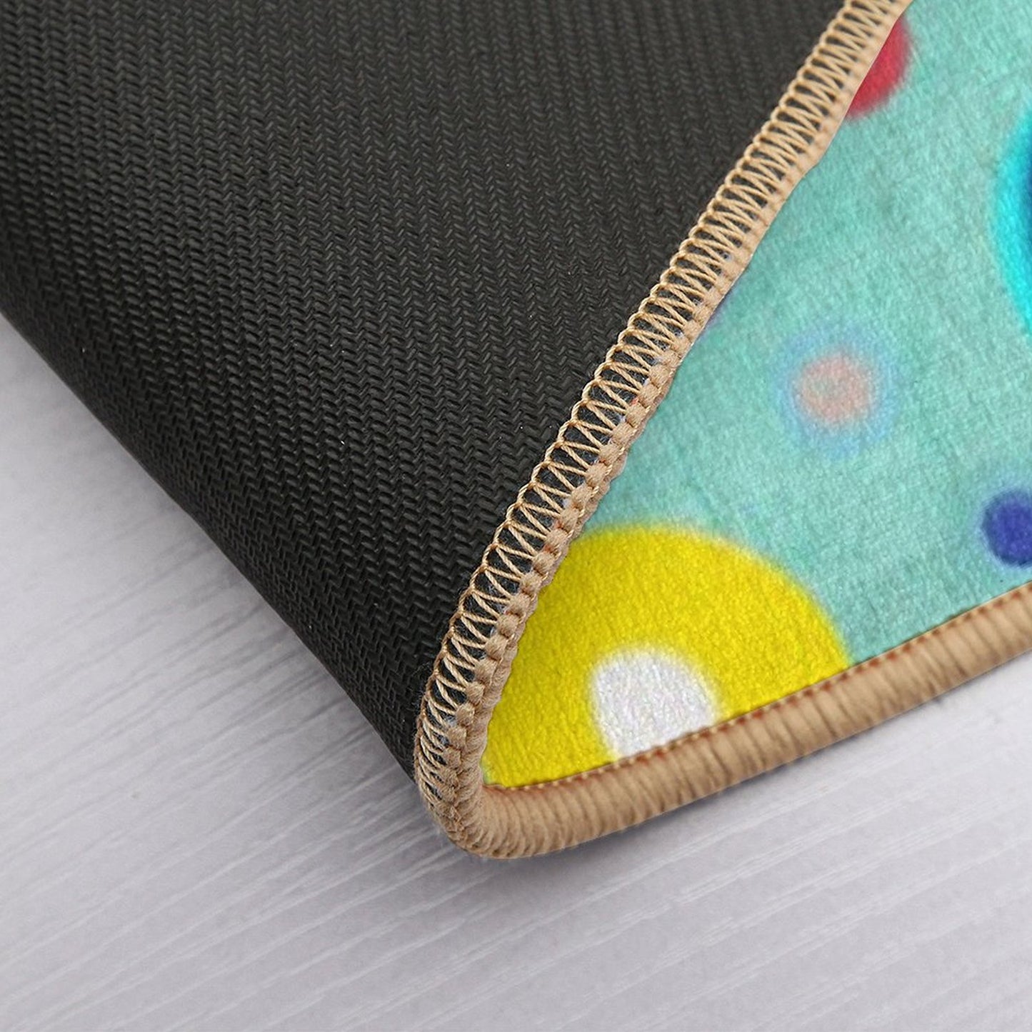 Colorful Happy Circles  Eco-Friendly Bath Mat