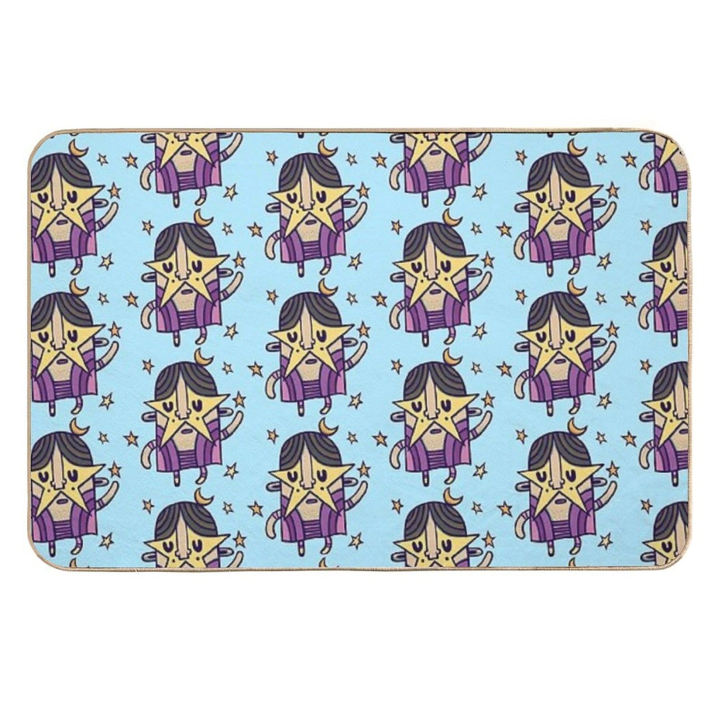 Cosmic Kid  Repositionable Bath Mat