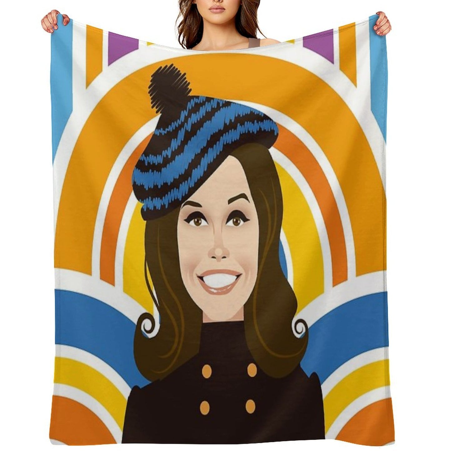 Mary Eco-conscious Throw Blanket