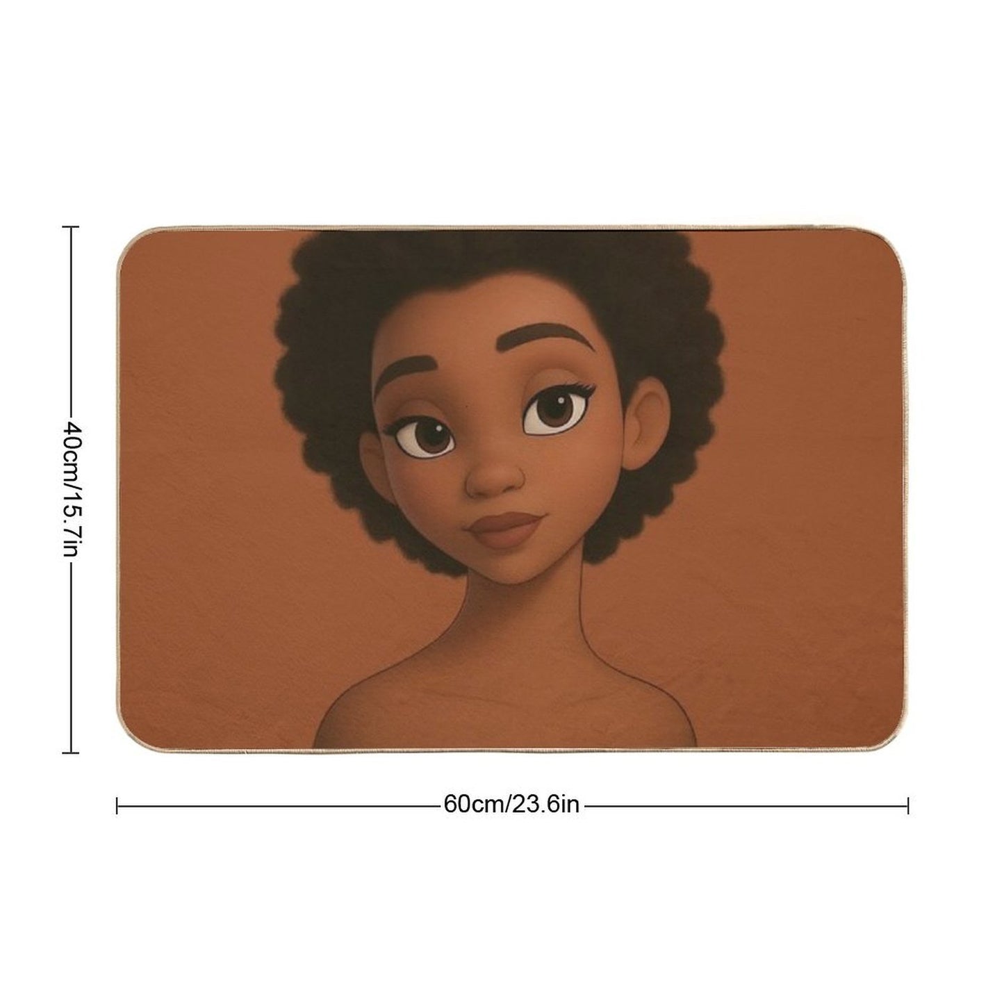 Disney Teenager Girl  Fade-Resistant Bath Mat