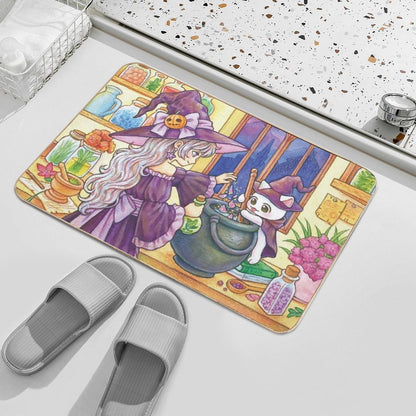The Witch's Herbal Shop  Rapid-Drying Bath Mat