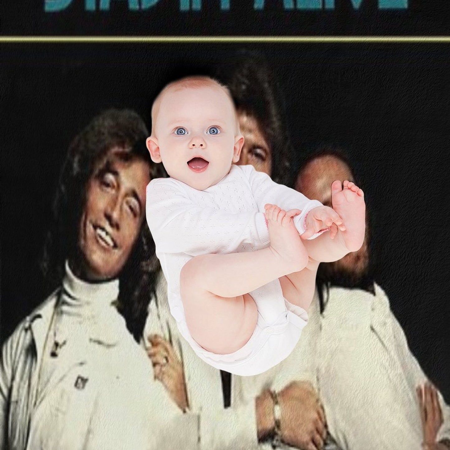 Stayin Alive Sustainable Throw Blanket