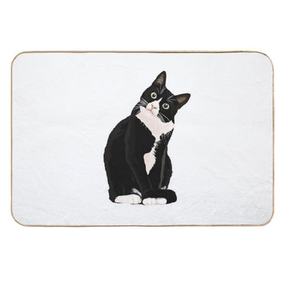 Black Cat  Rapid-Drying Bath Mat