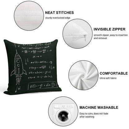 Rocket Science Soft Skin-Friendly Throw Pillow