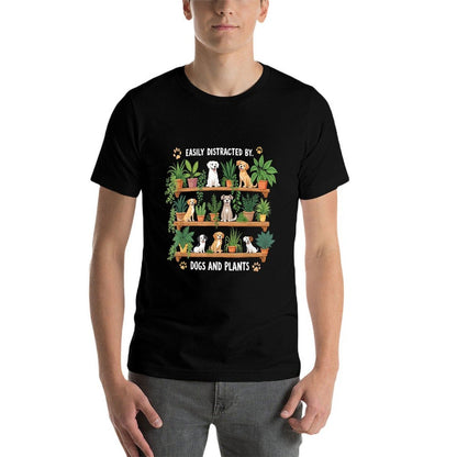 Plants  Dogs Funny Gardening Gardener Plant  Dog Lovers  Affordable Price T-Shirt