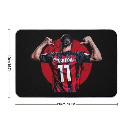 Zlatan Ibrahimovic Ac Milan Durable Bath Mat