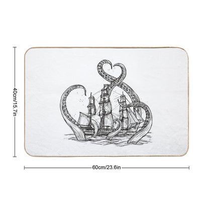Kraken  Stain-Proof Bath Mat