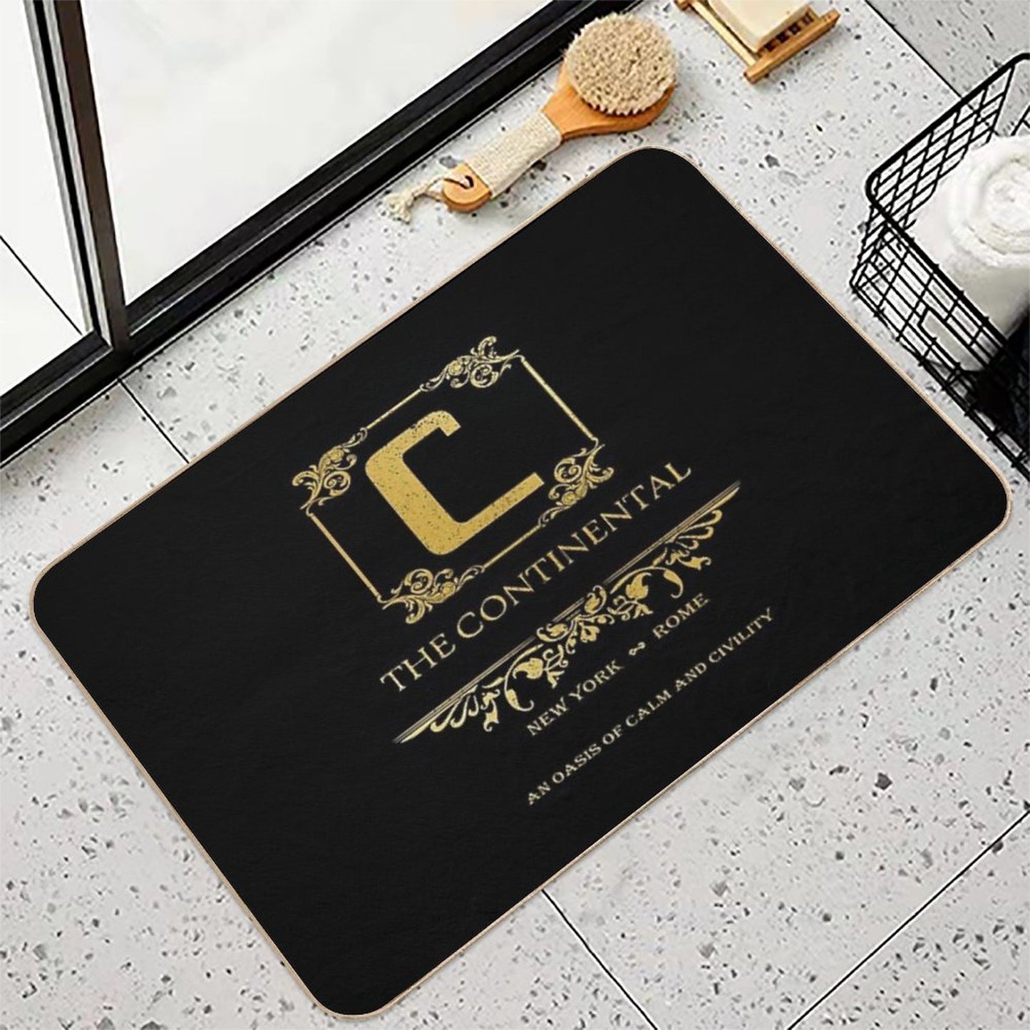 The Continental - Cult Movie  Rapid-Drying Bath Mat