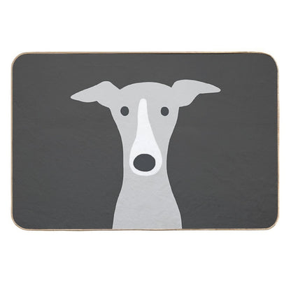 Greyhound  Italian Greyhound  Cute Whippet Dog  Long-Lasting Bath Mat