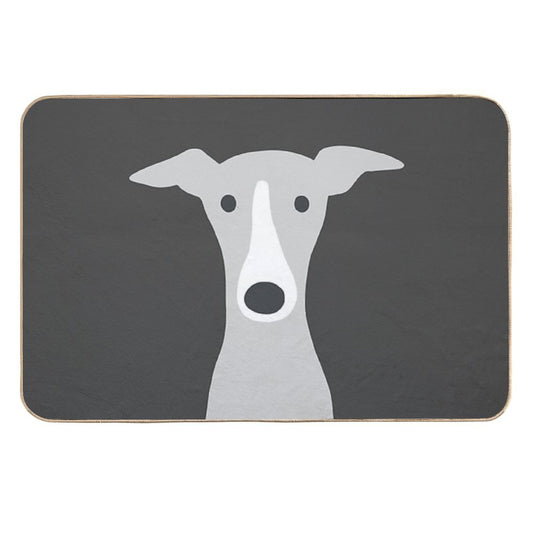 Greyhound  Italian Greyhound  Cute Whippet Dog  Long-Lasting Bath Mat