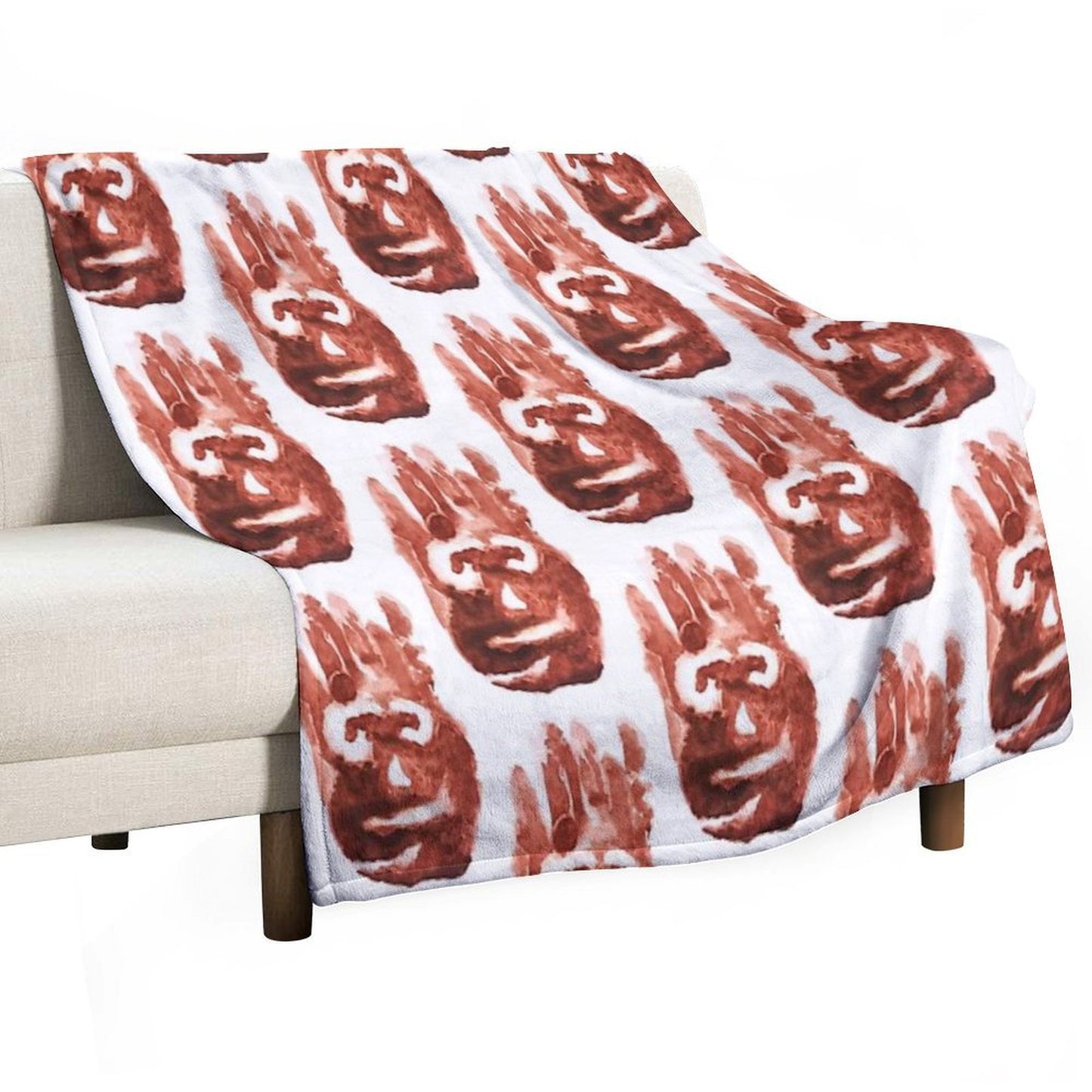 WILSON! Wrinkle-free Throw Blanket