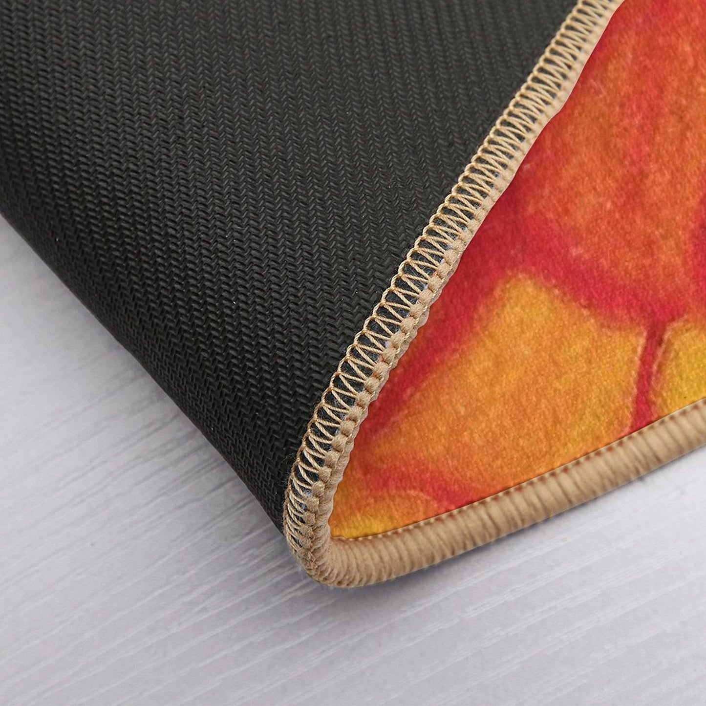 Orange Blossom Water Color  Pet-Safe Bath Mat