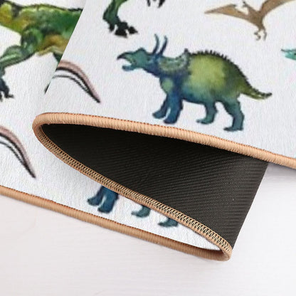 Dino-Mite Dreams for Kids  Trendy Dinosaur Pattern  Unique Gift Idea.  Anti-Trip Bath Mat