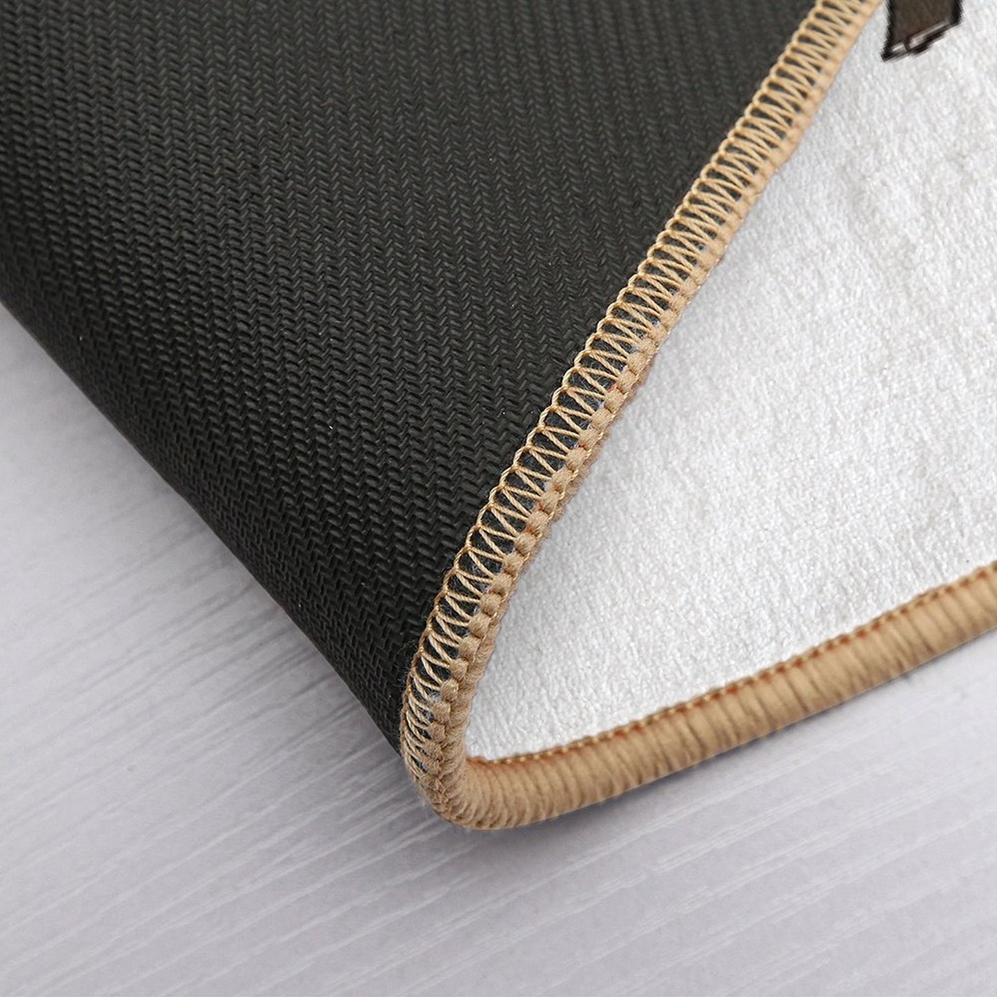 No Thoughts  Fade-Resistant Bath Mat