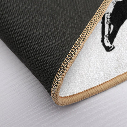 Jesus with Saber T-Shirt  Toxin-Free Bath Mat