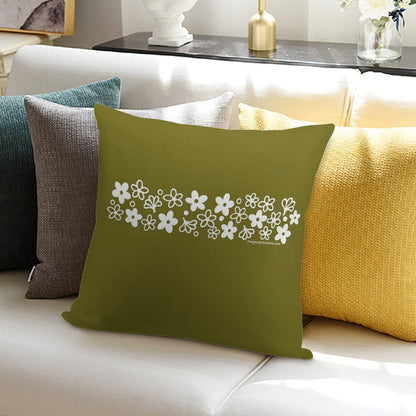 Vintage Pyrex Spring Blossom White Design Soft Ultra-Soft Texture Throw Pillow