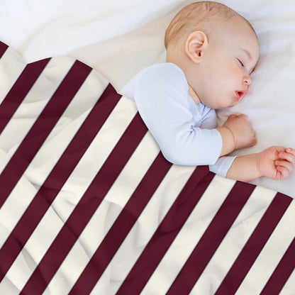 I Love You Long-time Stripes A12 Comfort Throw Blanket
