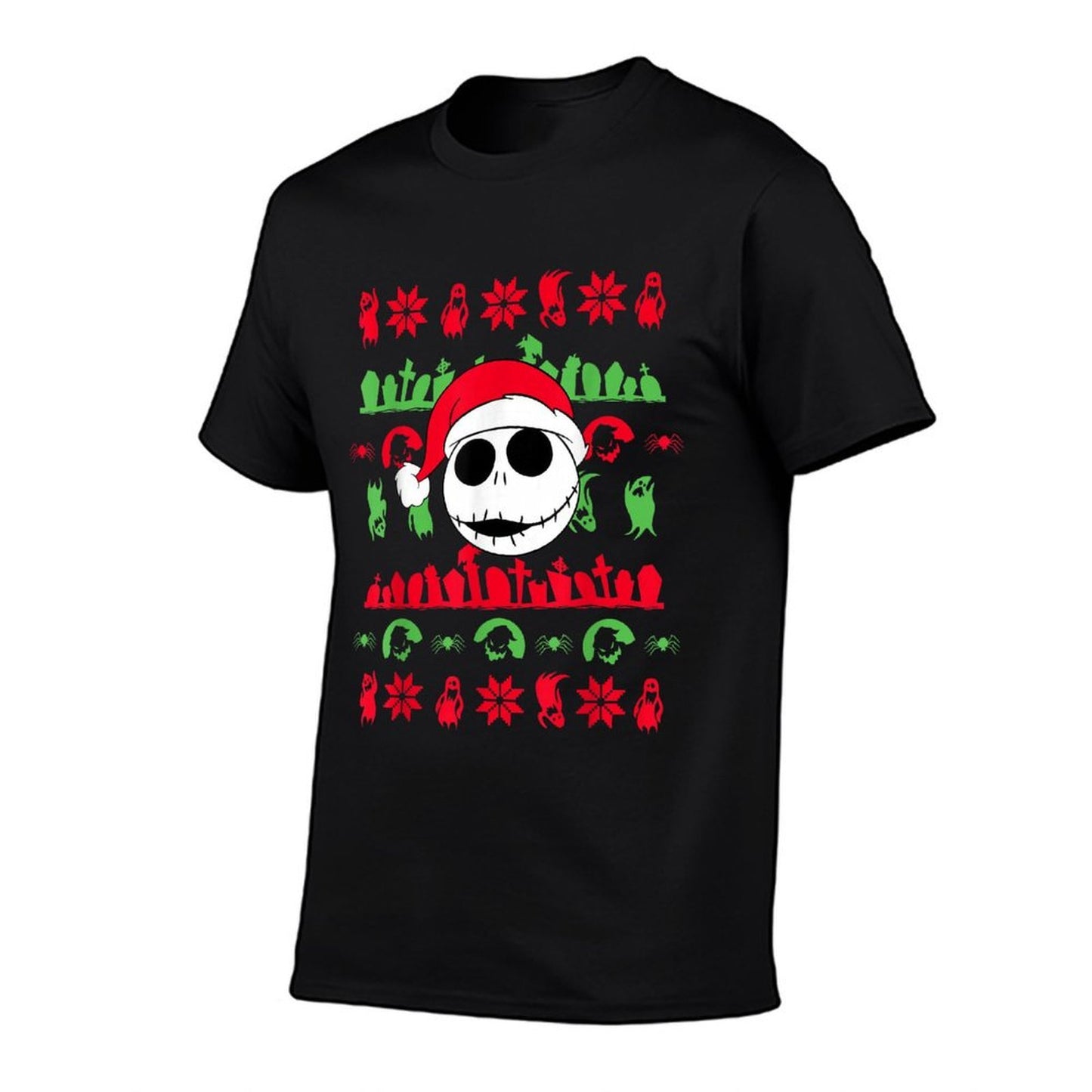 The Nightmare Before Christmas - Jack Santa Claus  Polyester Blend T-Shirt
