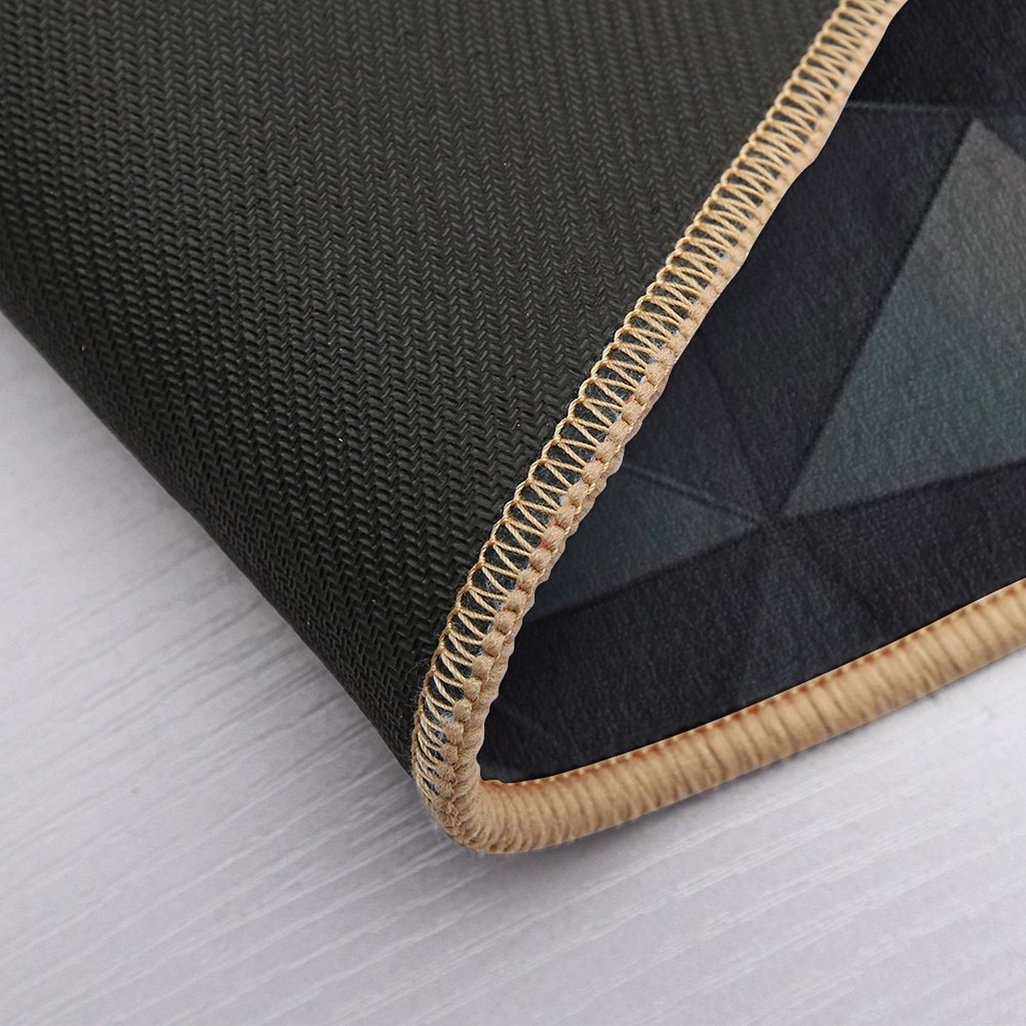 Polygon Noir  Multi-Purpose Bath Mat