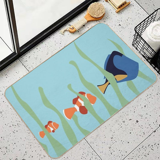 Just Keep Swimming  Stain-Proof Bath Mat