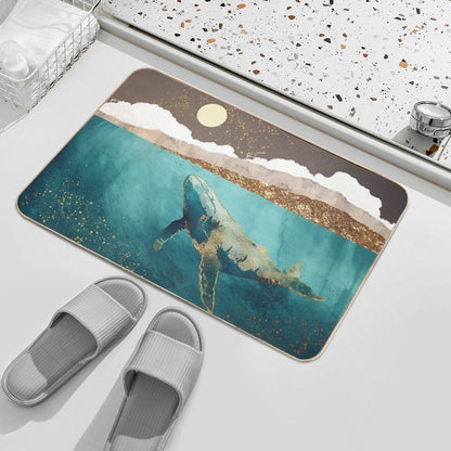 Light Beneath  Absorbent Bath Mat