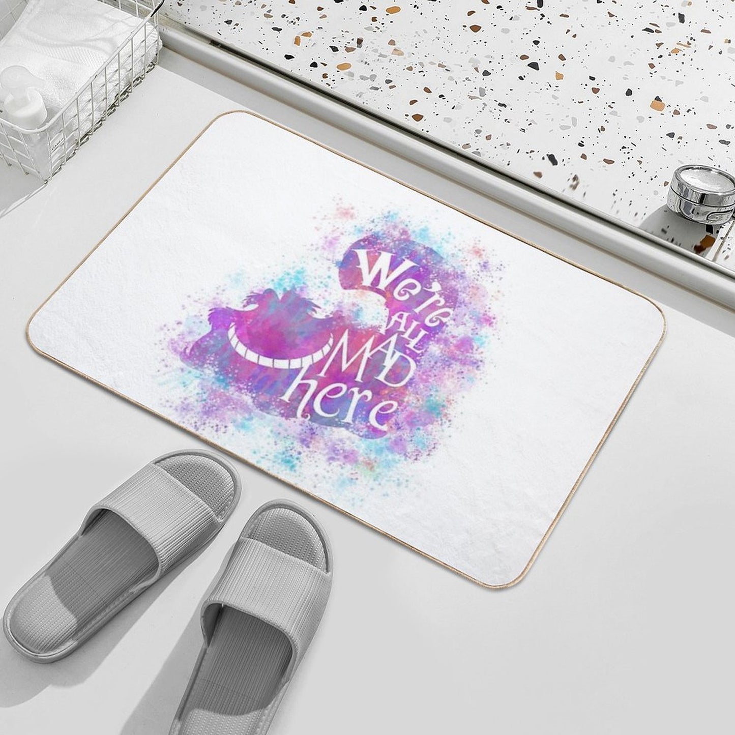 We're All Mad Here  Versatile Bath Mat