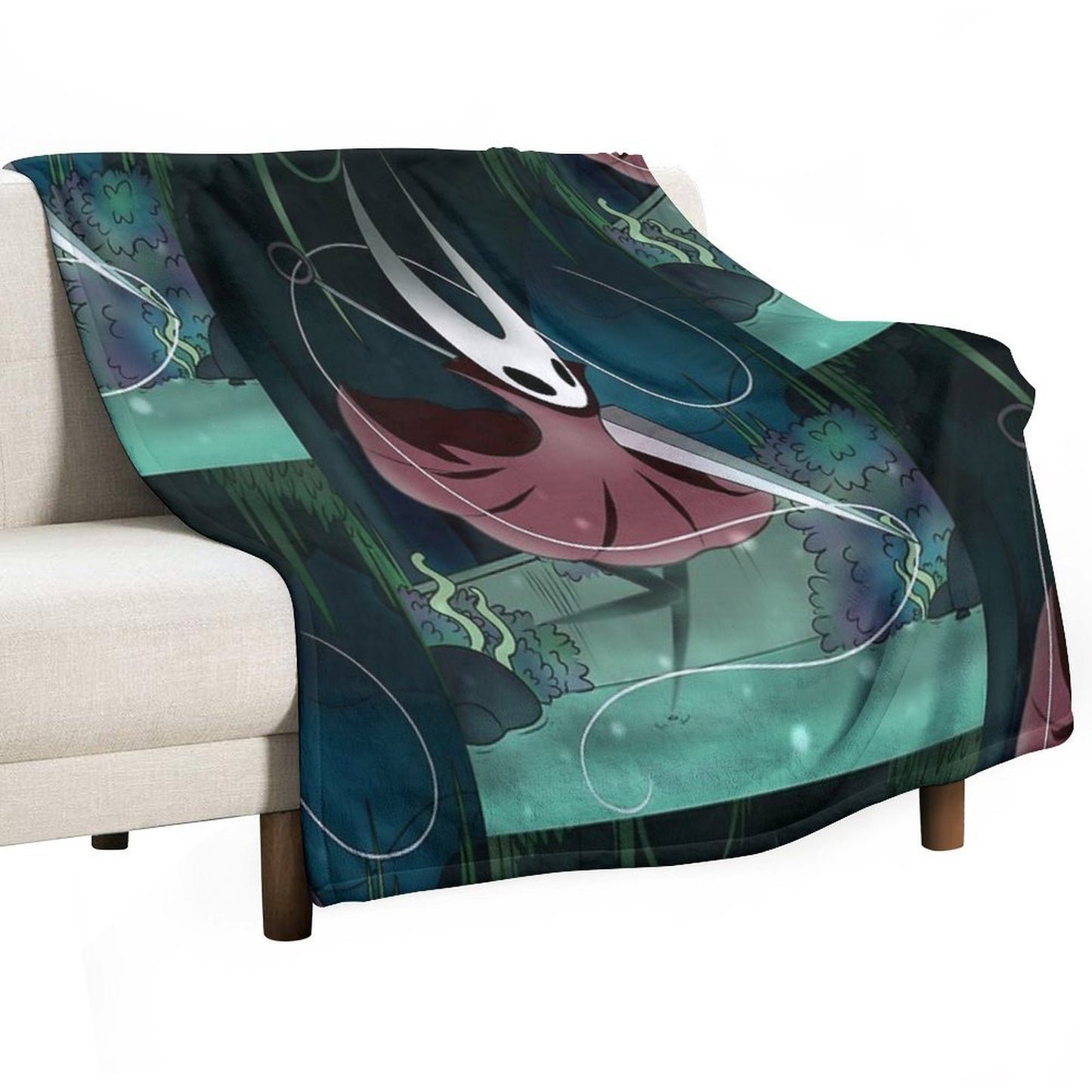 Hornet - Hollow Knight Wrinkle-free Throw Blanket
